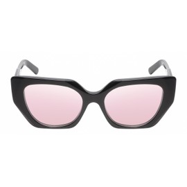 Reptile Cryptodira Pink Tint FL-41 Reading Glasses 2.00 Black Women Blue Light Sensitivity Migraine Glasses FL41 Photophobia