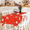 Tablecloth Christmas, Christmas Tablecloth Rectangular Plastic Christmas Table Runner Tablecloths
