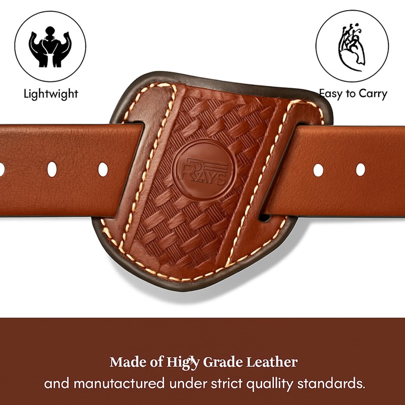 Leather Knife Sheath for Belt Pocket Folding Knife Holder Compact