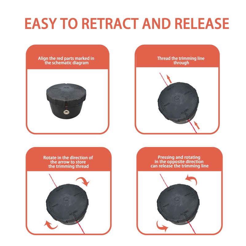 TOKDOOT 49-16-2714 String Trimmer Head Replacement for Milwau-kee Weed Eater