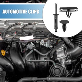 A ABSOPRO Grille Fender Flare Hardware Kit No.68039280AA/6030441 Automotive Clips for Jeep Wrangler JK Unlimited JKU 2007-2018 Plastic Black (Set of 15)