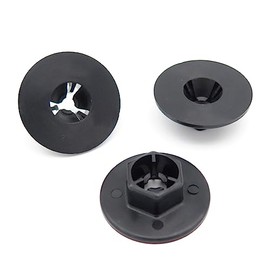 VVO Fasteners Plastic Rear Wheel Arch Lining and Mudguard Clip, Black (Pack of 10)