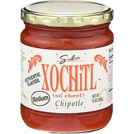Xochitl Chipotle Salsa - Medium - All Natural & No Artificial Preservatives - 15 oz (2 Pack)