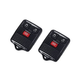 Banseko 2 Replacement Keyless Entry Remote Control Key Fob Clicker Transmitter，fits Ford, Lincoln, Mercury, Mazda F150 F250 F350