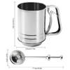 NC Flour Sifter, 1 Strainer Flour Stainless Steel, 1 Shaker