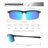 ANYLUV Polarized Sunglasses-for-Men Sunglasses Men: Carbon Fiber Sunglasses with UV400