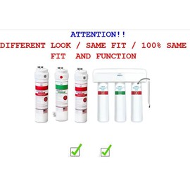 American Filter Company® # AFC-BT-ROCB, Compatible with Brita® Redi-Twist™ USF-201 and USF-205 water filter cartridge set for the system USS-355 / WFUSF205-6 Month Pack