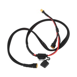 YINETTECH Y-Kabel für E-Scooter Zusätzlicher Akkuanschluss XT60 Stecker mit 25A Sicherung 36V Systemunterstützung