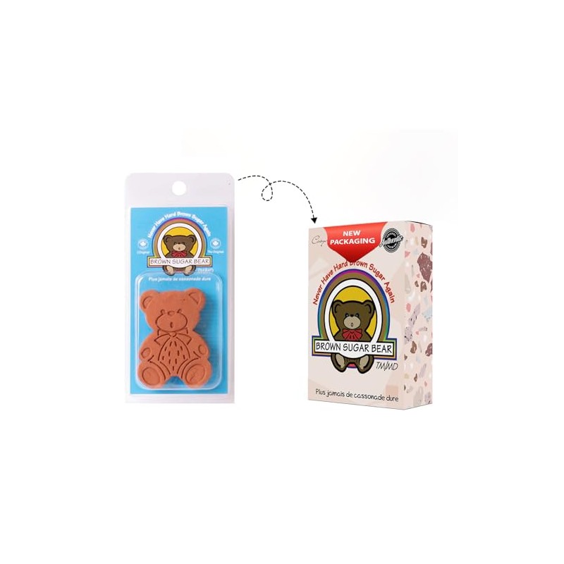 Brown Sugar Bear Light Brown Sugar Original Sugar Saver and
