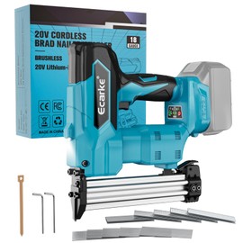 Ecarke Cordless Power Brad Nailers Compatible with Makita 18V Battery,18GA 2/5" to 1-1/4 Inch,2 in 1 Brad Nailer Battery Powered,Brushless Electric Nail Gun, 2 Mode Lightweight for Home Improvement
