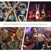 Solid Gold Paper Straws, 100 Pack Disposable Drinking Gold Straws