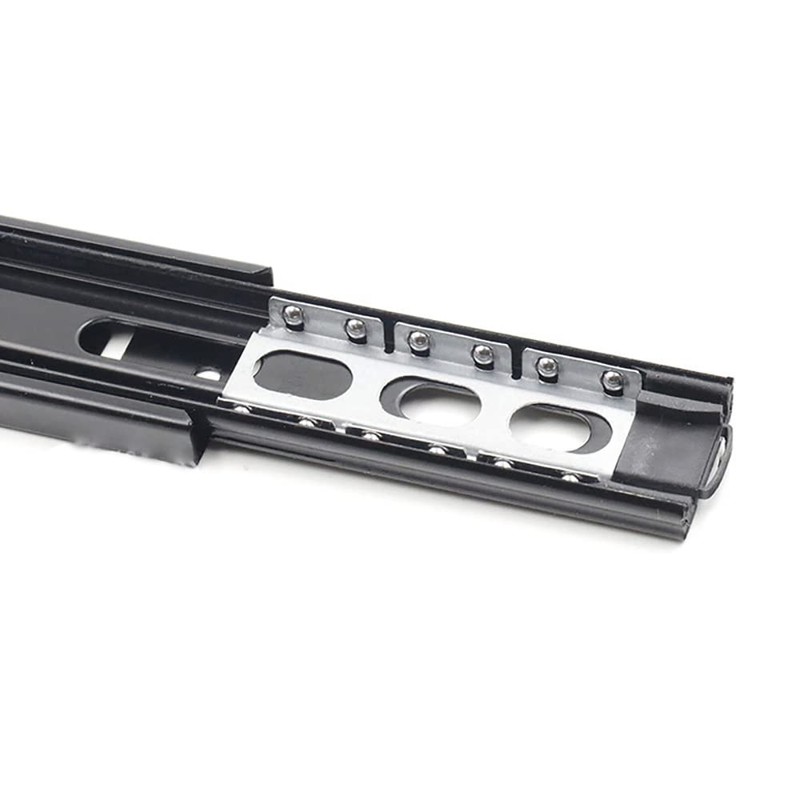 Heavy Duty Drawer Runners, 250mm Full Extension Black Ball Bearing