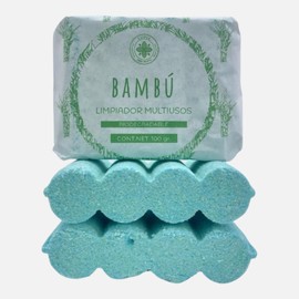 FAIPSY VIBRA NATURAL Limpiador Multiusos Antibacterial Bamboo en Pastilla Kit 3 piezas