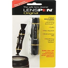 KM-1C Lens Cleaner Pen - Professional Small, Lightweight Cleaning Pen with Carbon Compound Technology and Retractable Brush for Removal of Fingerprints, Grease and Dust from Any Optical Device, Black
