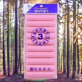 Orive Dyeing Gloves Dyeing Gown Hair Color Jinsung Self Perm Ceramic Hair Rod No. 3 1 Hot Pink / 오라이브 염색장갑 염색용가운 헤어컬러 진성 셀프파마 세라믹 헤어 롯드 3호 1개 핫핑크