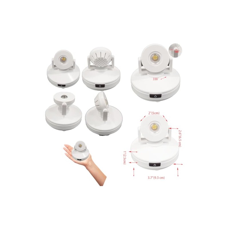 Wireless LED Spotlight 2 Pack, Rechargeable Uplights Battery Powered Picture