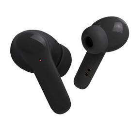 STF Audífonos Inalámbricos Neo Earbuds con Cancelación De Ruido Activa Incorporada, Micrófono Incorporado, Controles Táctiles, hasta 15 Horas De Batería (Negro)