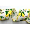 CH Lemon Bee Flower 2.5" x 5 yds Wired Ribbon