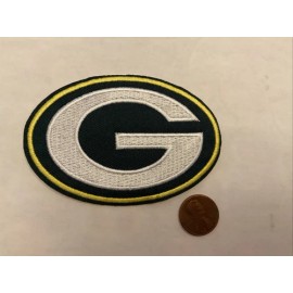 Unbranded Green Bay Packers Embroidered Iron On  Patch 3.5” X 2.5”