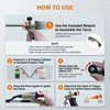 Heavy Duty Propane Weed Torch Burner Kit with 8.8FT Hose,