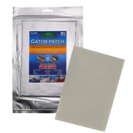 Gator Patch Fiberglass Reinforced Repair Patch - Repairs Holes, Dents & Cracks on Multiple Surfaces - DIY Prep, Peel & Stick - 3 Sizes - USA Made