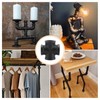 1" Black Pipe Fittings 4-Way Cross Fitting - Home Expert