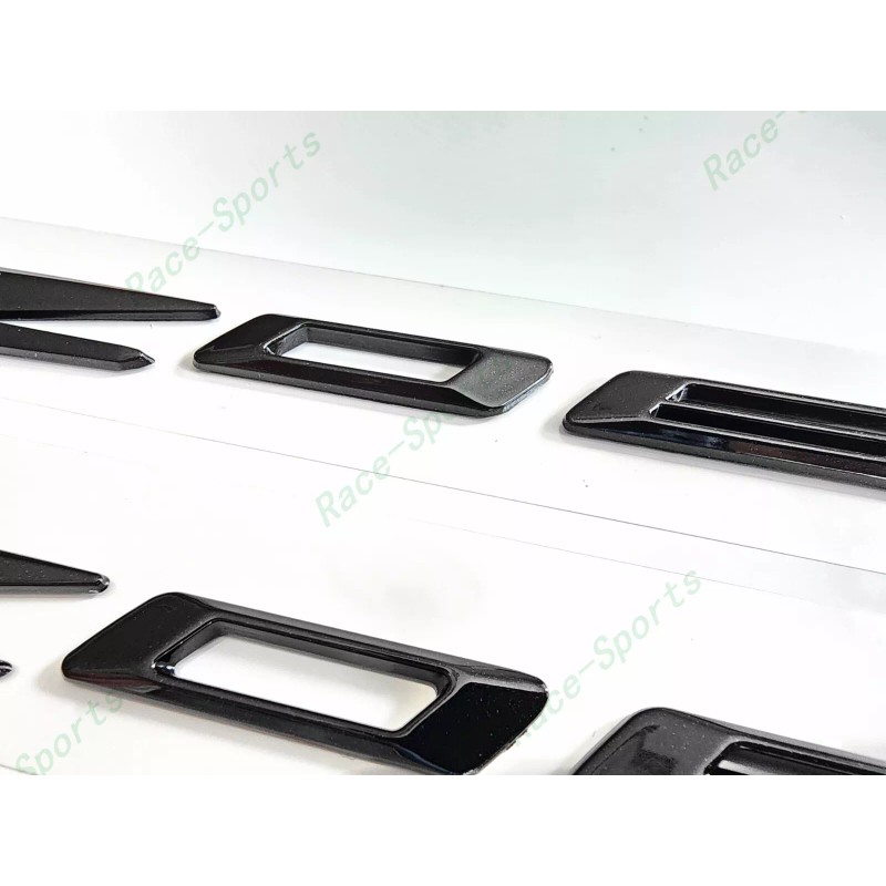 Corvette 2PCS Gloss Flash Black Side Z06 Emblem Badge For
