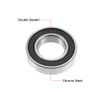 sourcing map 6902-2RS Deep Groove Ball Bearing 15x28x7mm Double Sealed