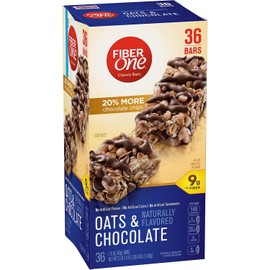 Fiber One Oats & Chocolate Granola Bars, 128 Count