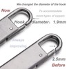 Zpsolution Zipper Pull Replacement Metal Zipper Handle Mend Fixer Zipper