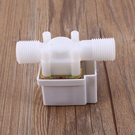 Electric Water Solenoid Valve Magnetic 1/2" DC 12V N/C Water Air Inlet Flow Switch Normally Closed