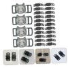Operitacx Replaceable Strap Buckles 100pcs Plastic Side Release Buckles for