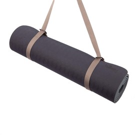 Bodhi Two-tone yoga mat carrying strap, grey.