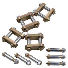 BFO Leaf Spring Suspension Shackle Set for Tandem Axle Truck Trailers UO12-016