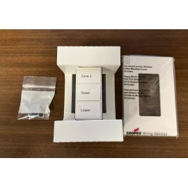 Cooper Controls Greengate Greengate RC-3TLB-Z2D-W Wallstation, 3 Large Buttons, White