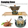 Camping Stove Windproof Vaporizable Portable Liquid Spirit Stove with Stand