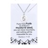 通用 Christian Faith Gift Plain Blank Circle Round Pendant Necklace