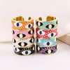 TKMIRA Evil Eye Ring for Women Gold Colorful Enamel Chunky