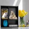 Sofunii Pet Memorial Shadow Box with Shelves for Dogs or