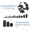 Glarks 450Pcs M3/M4/M5/M6/M8 Allen Head Socket Set Screw, 12.9 Class