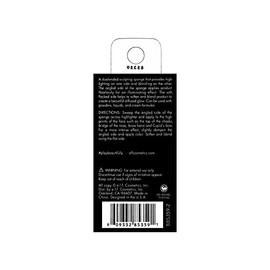 e.l.f. Esponja resaltadora y mezcladora, esponja de belleza para un acabado de enfoque suave, ideal para resaltador, base y corrector, vegana y libre 