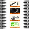 GPLMQ Black Drawing Pens, 12 Pack Felt Tip Markers for