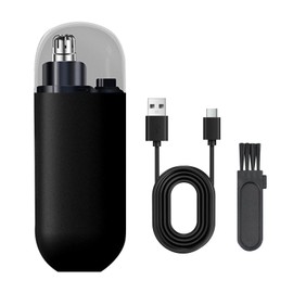Liroyal 鼻毛カッター メンズ はな毛カッター 多機能 エチケットカッター 水洗い可 低騒音 Type-c充電式 軽量 持ち運び便利 男女兼用