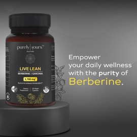 Purely Yours Ayurveda Berberine Supplement - Berberine 3780mg Per Serving - Berberine HCI - Berberine Plus - 60 Capsules