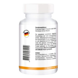 L-Ornithine 500 mg – 240 Capsules – Vegan – High Dose Vitamintrend®