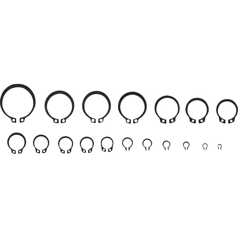 BGS 8046 External Snap Ring/Circlip Assortment, 3-32 mm, 300 Pieces
