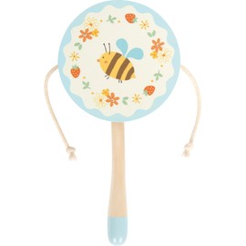 small foot Monkey Drum Little Friends, musical toy with flower and bee motif, drum for ages 24+ months, 12718
