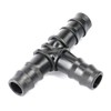 T-Connector for 16 mm Drip Hose Extension Piece Pack of