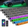 MICTUNING N8 Aluminum RGBW LED Car Underglow Light Kit, Exterior