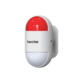 taoctee Panic Button Alarm for House Remote Control Strobe Siren Alarm System Sound & Light Emergency Panic Button for Security,Elderly,Office,Home (Battery Operated&USB Charging)